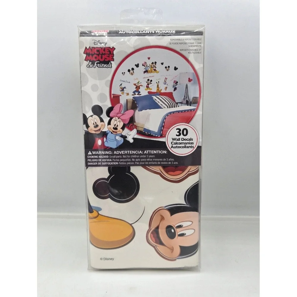 Disney Mickey & Friends Peel & Stick Wall Decals 30 Pc RoomMates RMK1507SCS